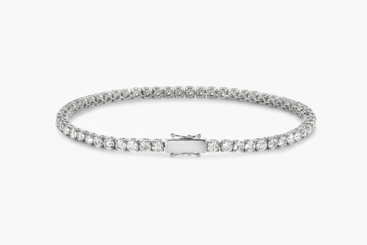 Lumière Men's Silver Bracelet