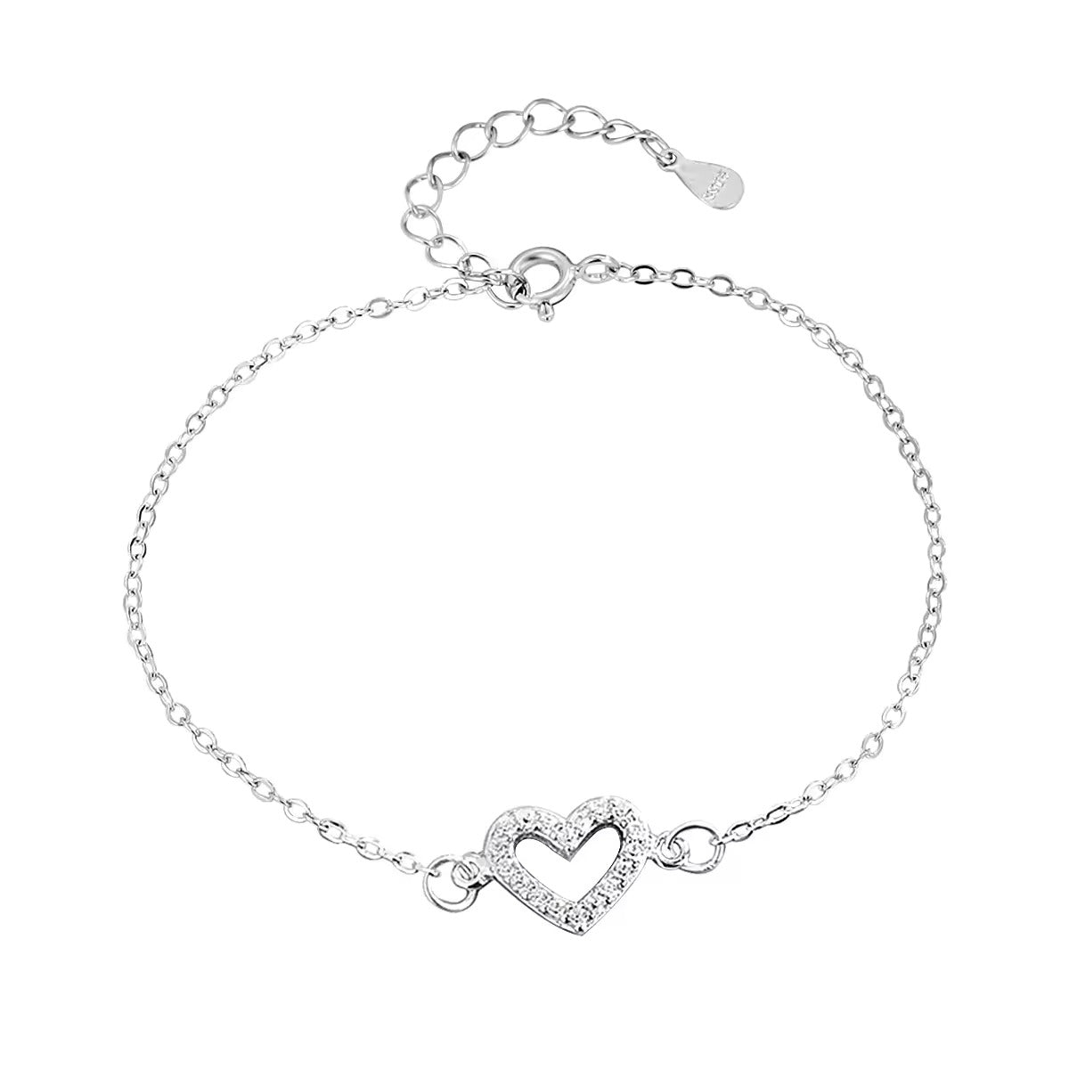 Lumina Silver Anklet for women