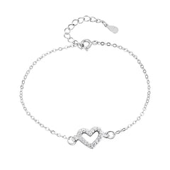 Lumina Silver Anklet for women