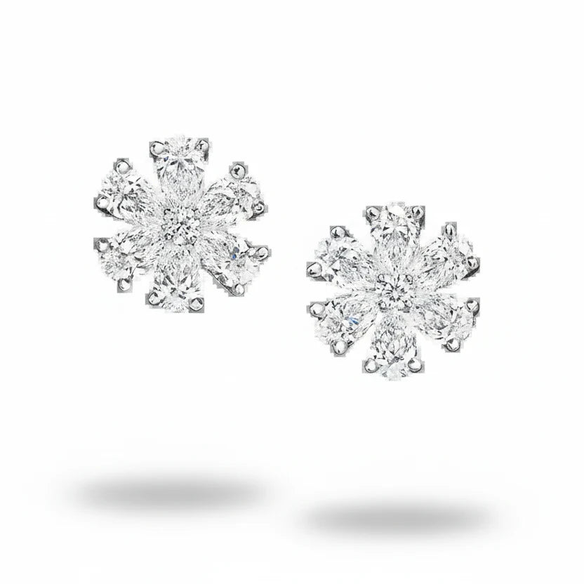 Luna Whisper 92.5 Silver Earrings for Women