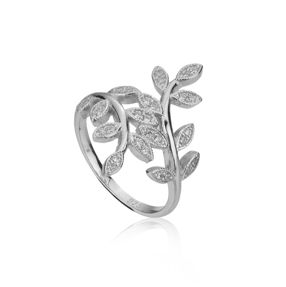 Leafyloom Silver Ring For Women