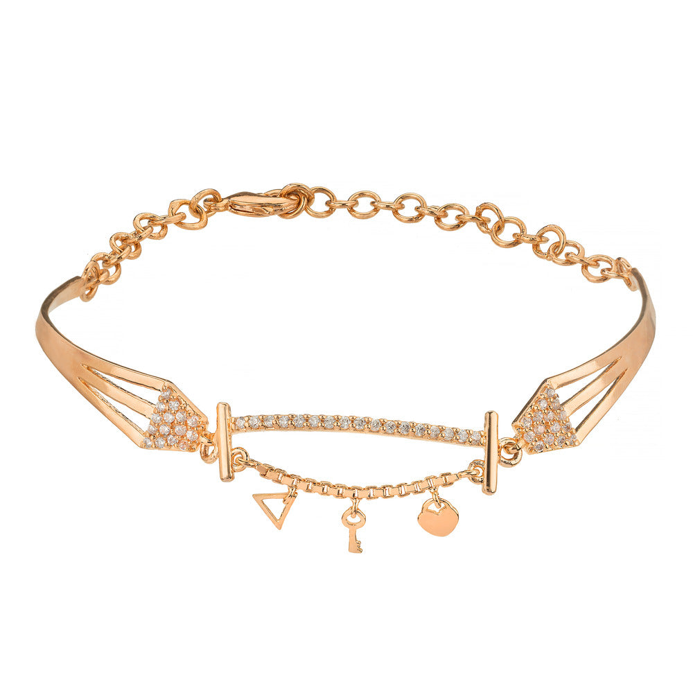 Glitz Silver Bracelet For Women