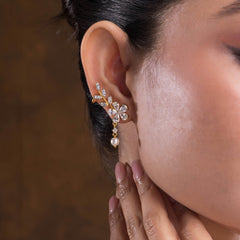 Ornate Sterling Silver Earring For Women