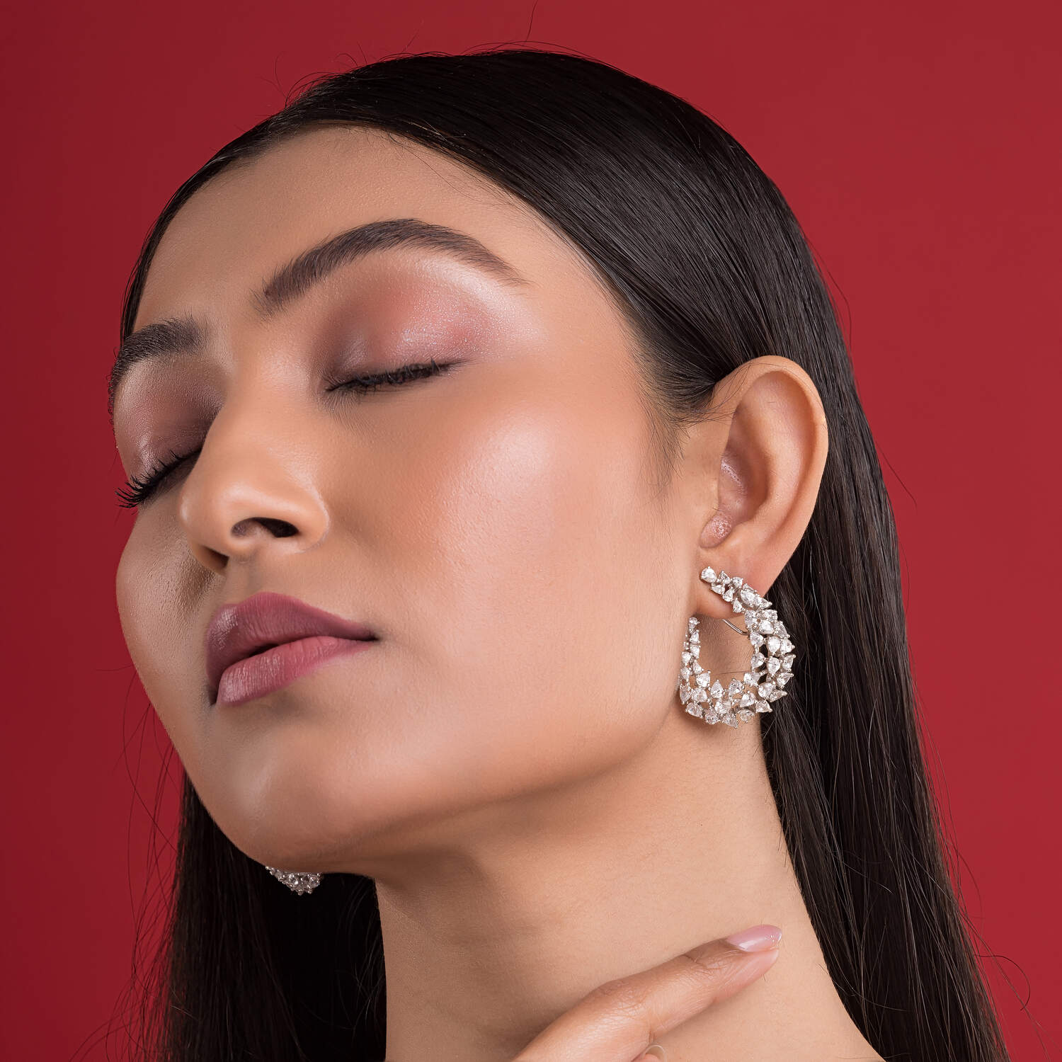 Soirée Sterling Silver Earring For Women