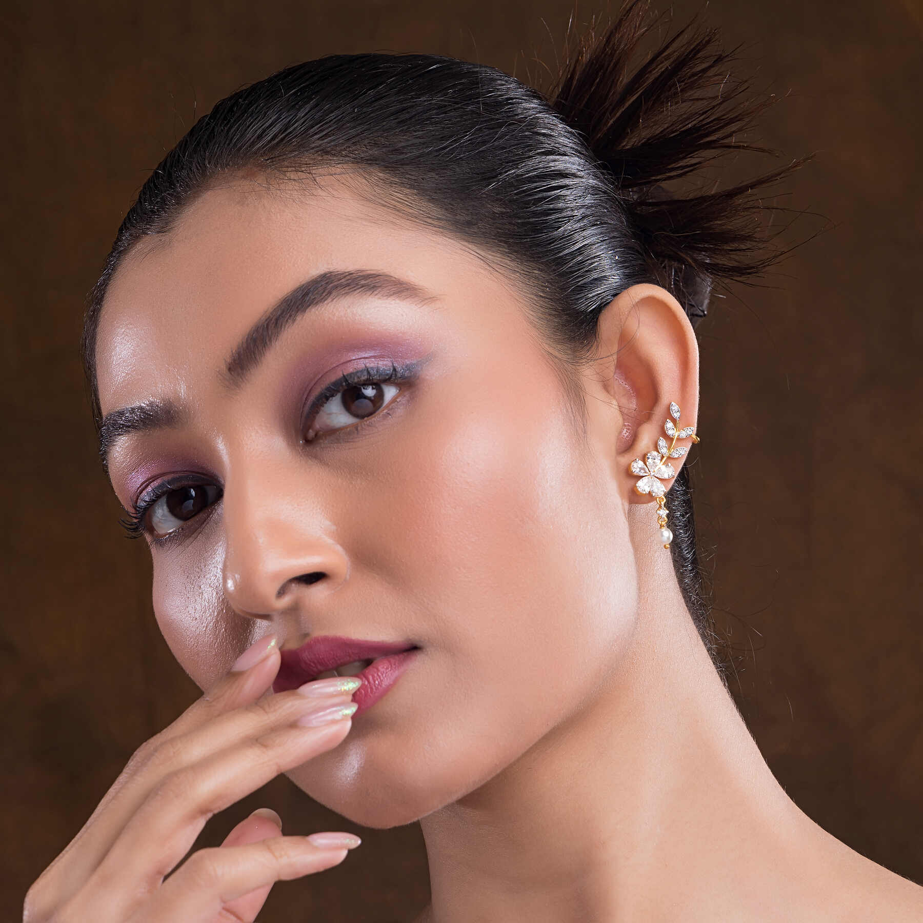 Ornate Sterling Silver Earring For Women