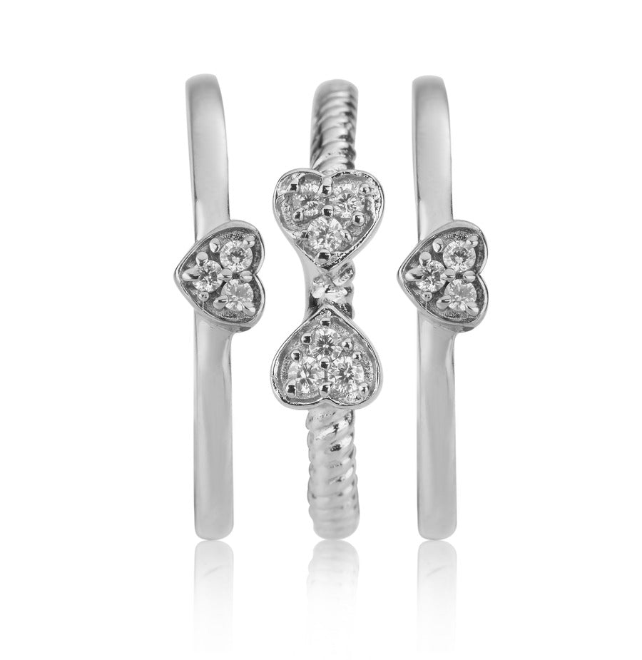 Trio Silver Ring For Women