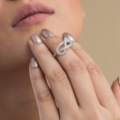 Infinite Silver Ring For Women