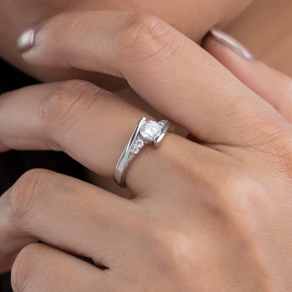 Aura Silver Ring For Women