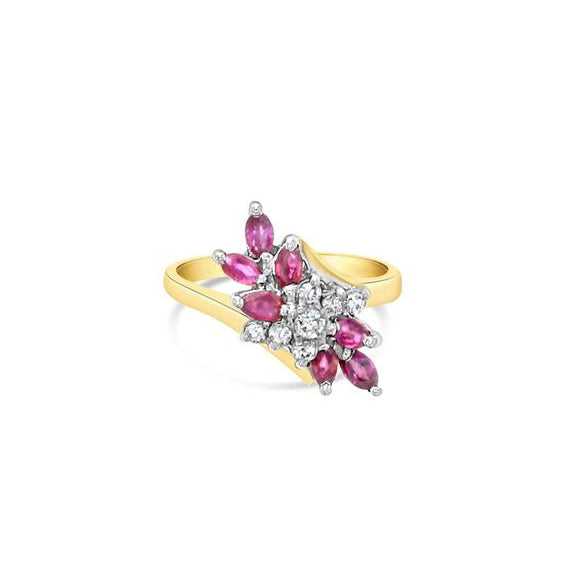 Lune Élégante Sterling Silver Ring for Women