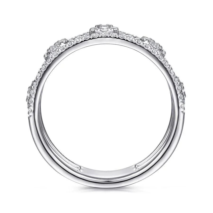 Venus Veil Sterling Silver Ring for Women