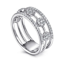 Venus Veil Sterling Silver Ring for Women