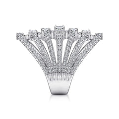 Royal Horizon Sterling Silver Ring for Women