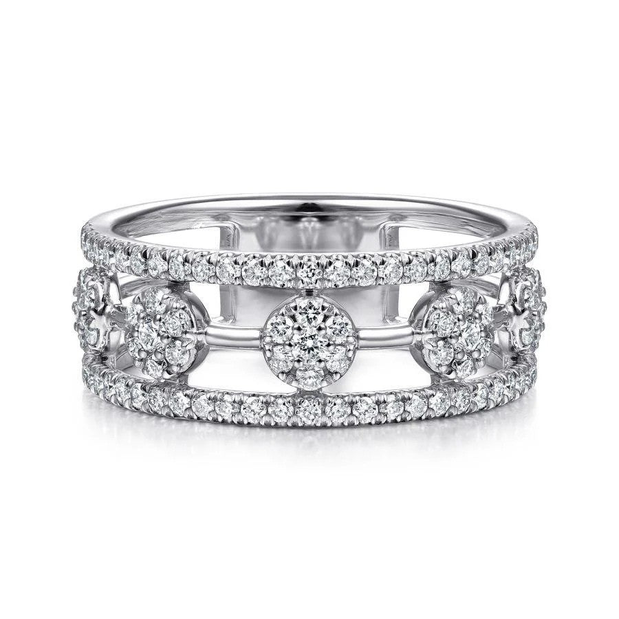 Venus Veil Sterling Silver Ring for Women