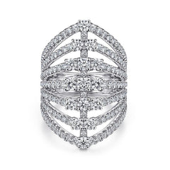 Royal Horizon Sterling Silver Ring for Women