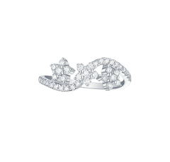 Triflora Sterling Silver Ring for Women