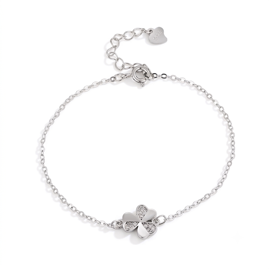 Lykke Silver Anklet for women