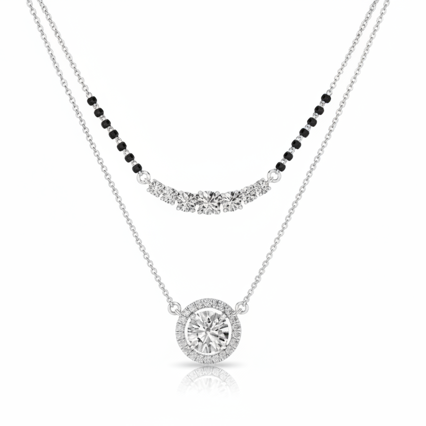 Nyra 925 Silver Mangalsutra