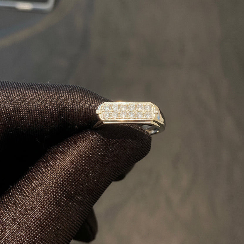 Classic Signet Silver Ring for Men