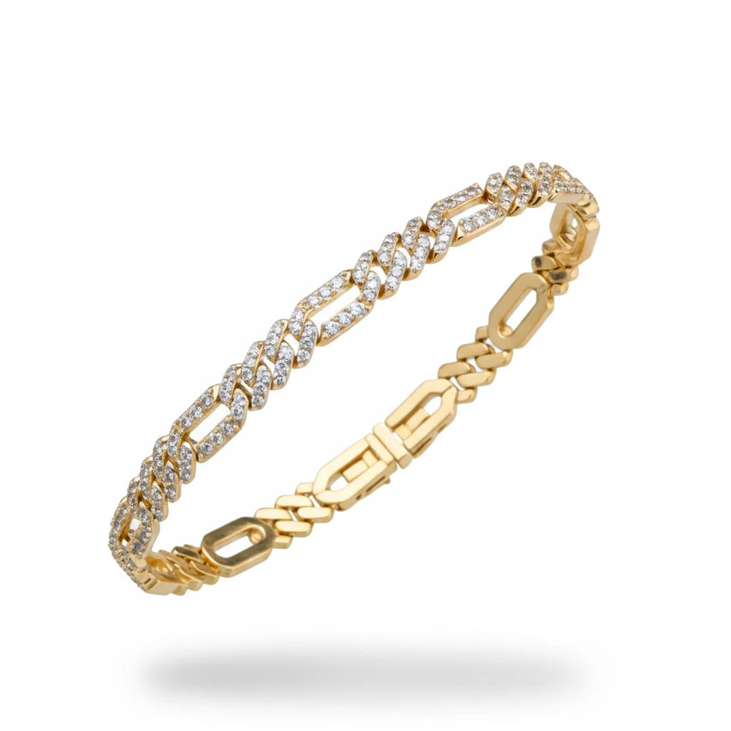Midas Touch Figaro Men's Silver Bracelet