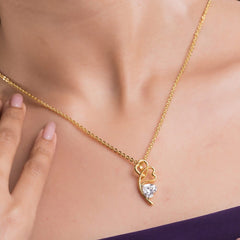Luna Love Sterling Silver Necklace For Women