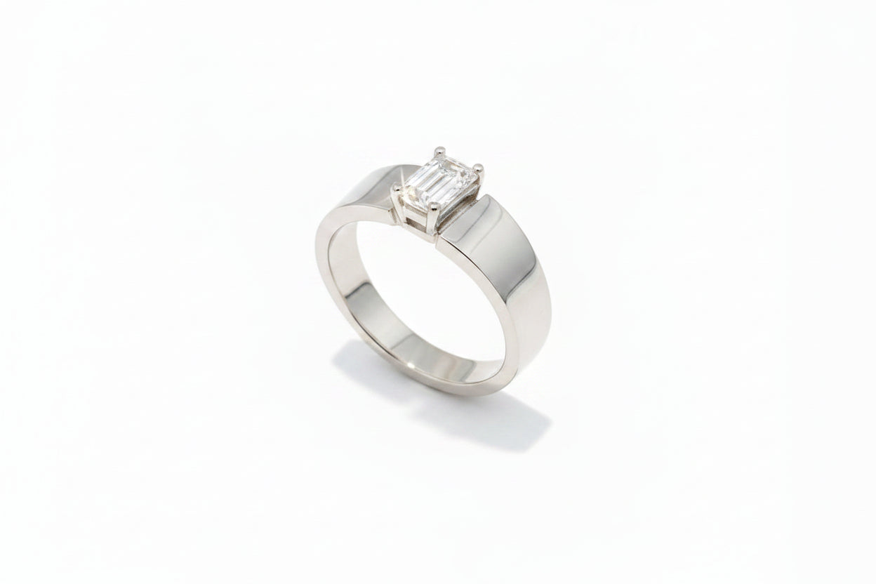 Monolith Silver Ring for Men