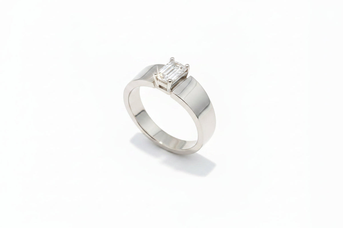 Monolith Silver Ring for Men