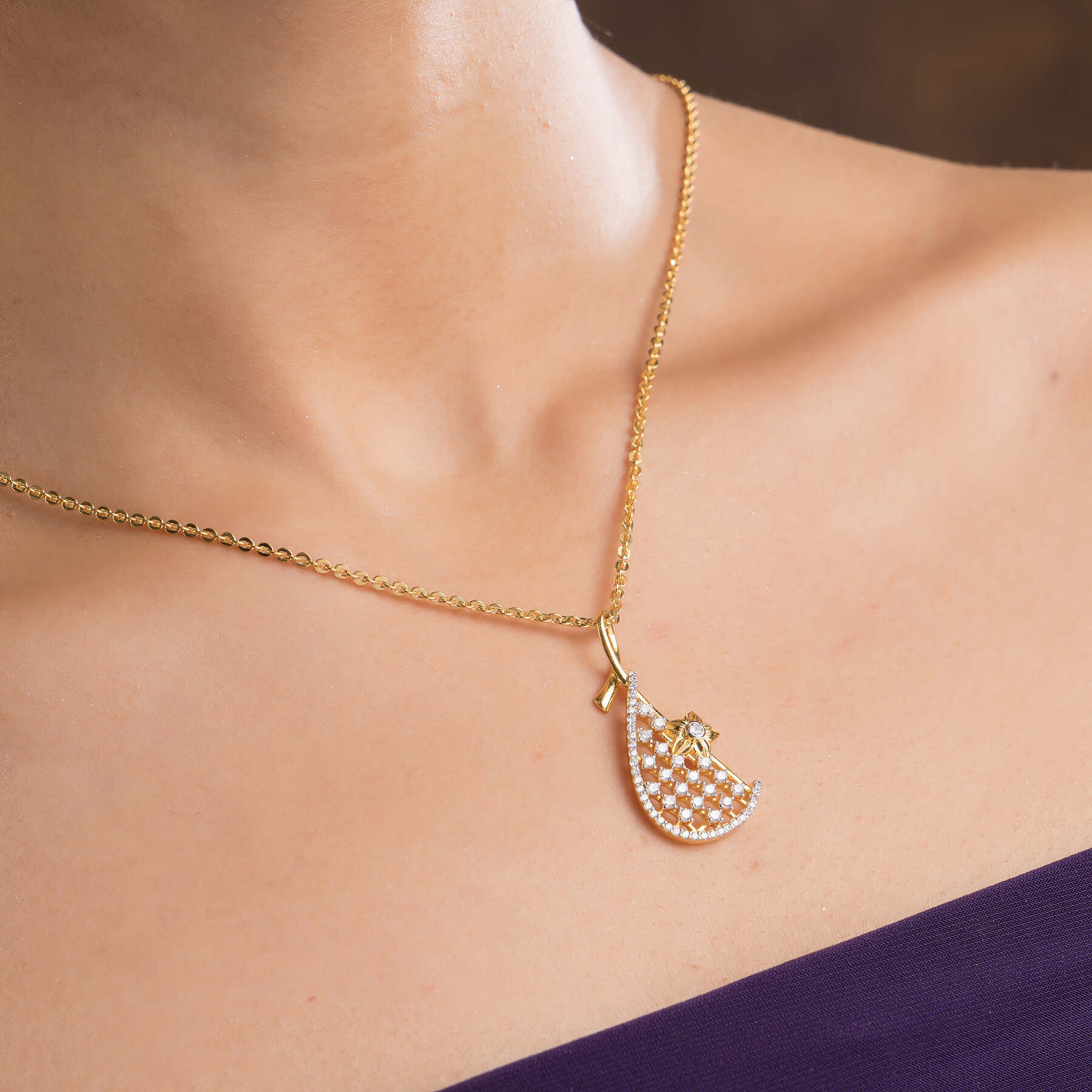 Imperial Sterling Silver Necklace For Women
