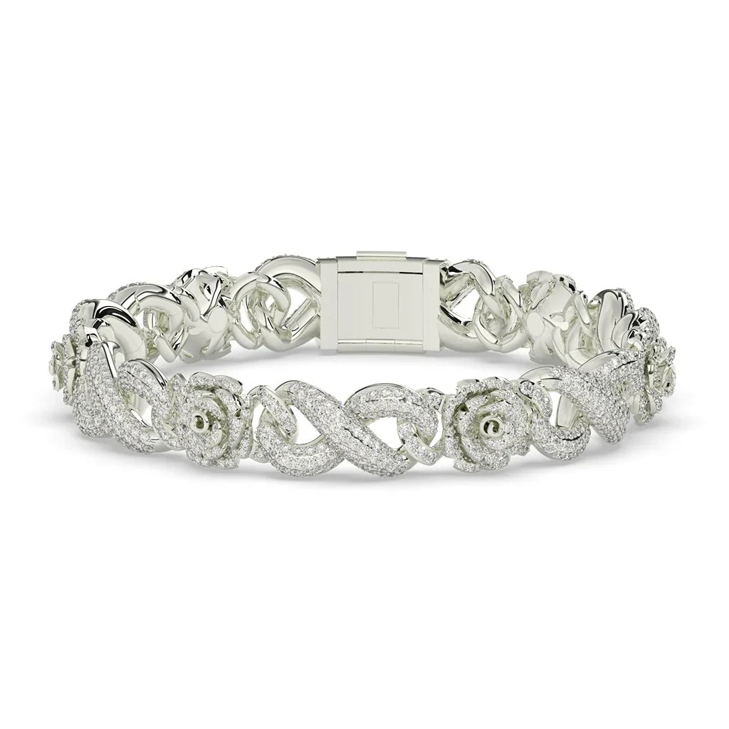 Rosetta Men's Silver Bracelet