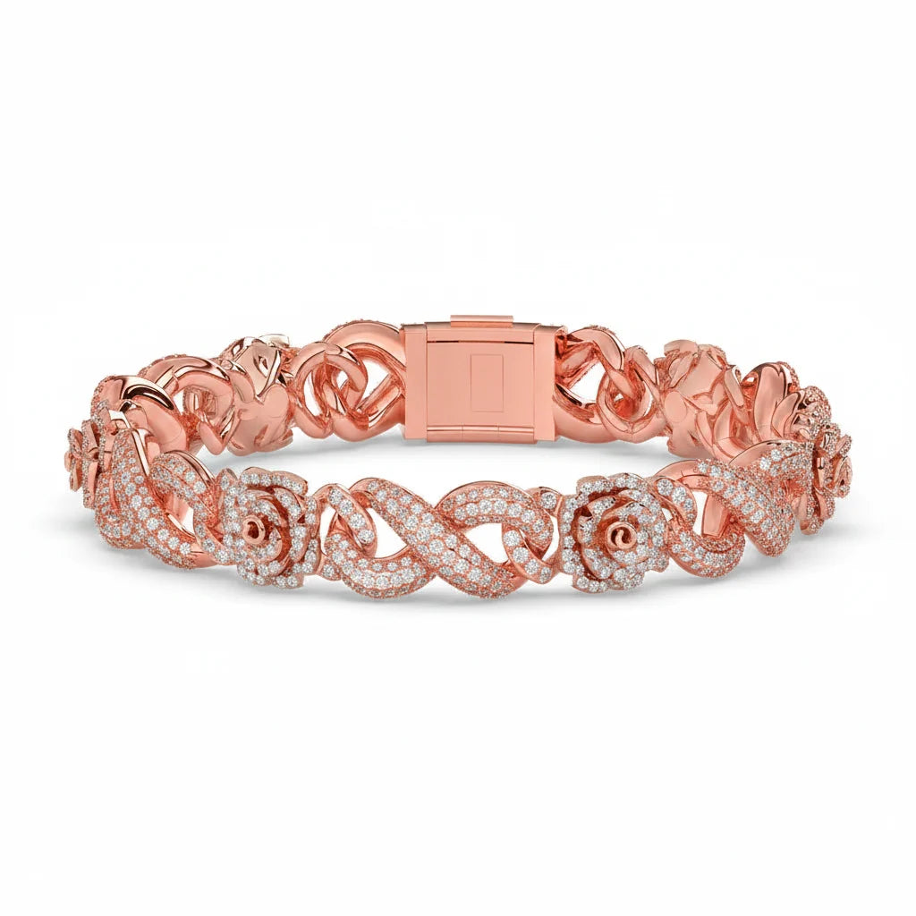 Rosetta Men's Silver Bracelet