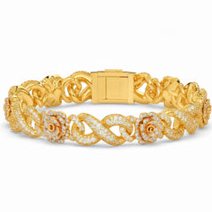 Rosetta Men's Silver Bracelet