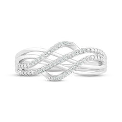 Pure Élégance Sterling Silver Ring for Women
