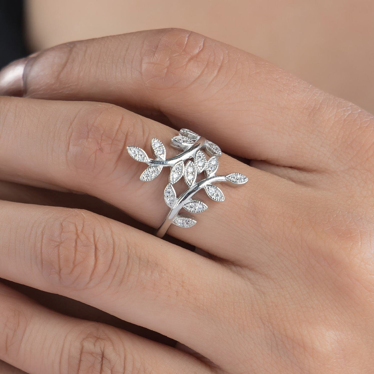 Leafyloom Silver Ring For Women