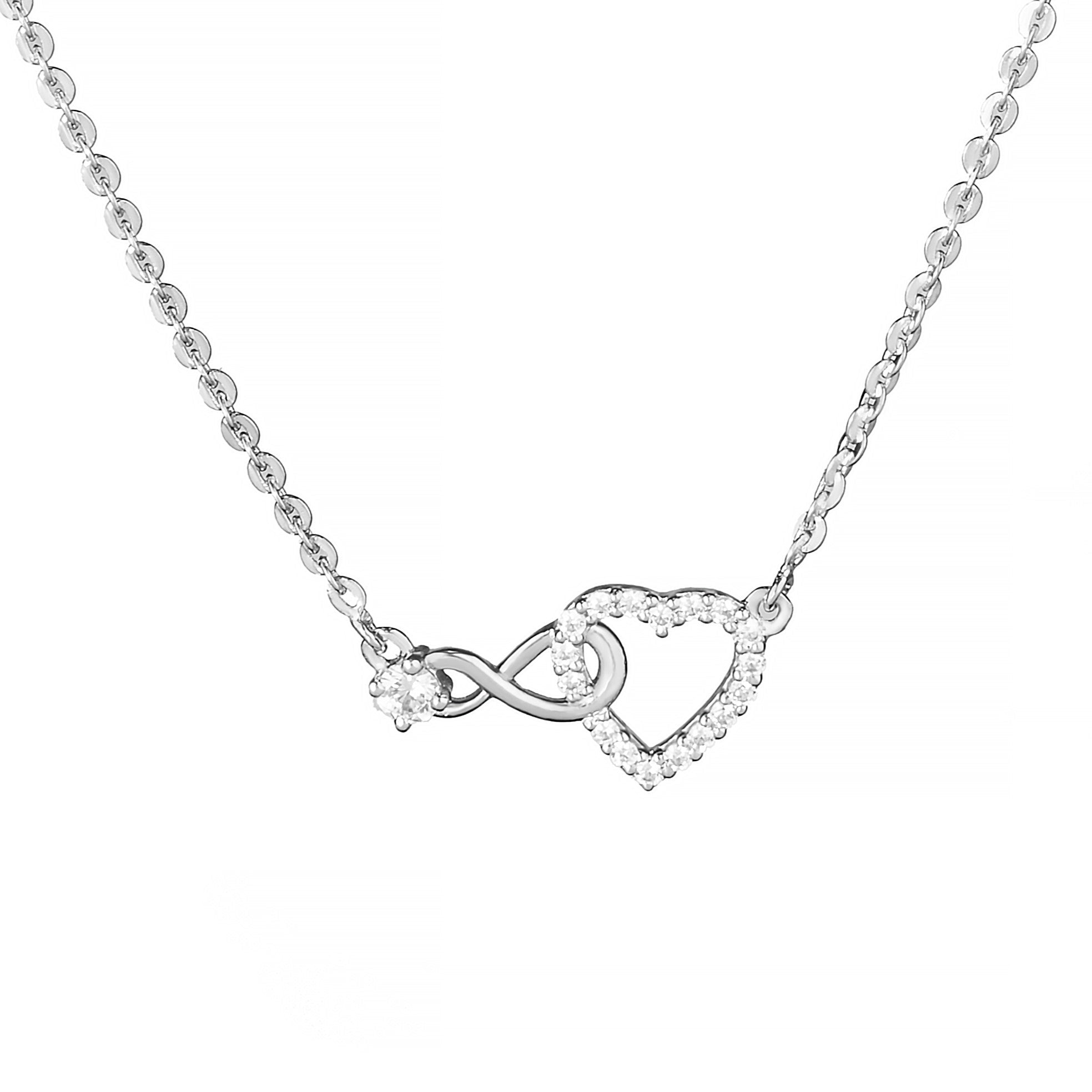 Infinity Sterling Silver Necklace For Women