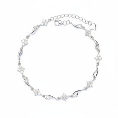 Stella Sparkle Wave Silver Bracelet For Women