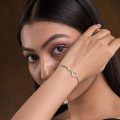 Mini Love Silver Bracelet For Women