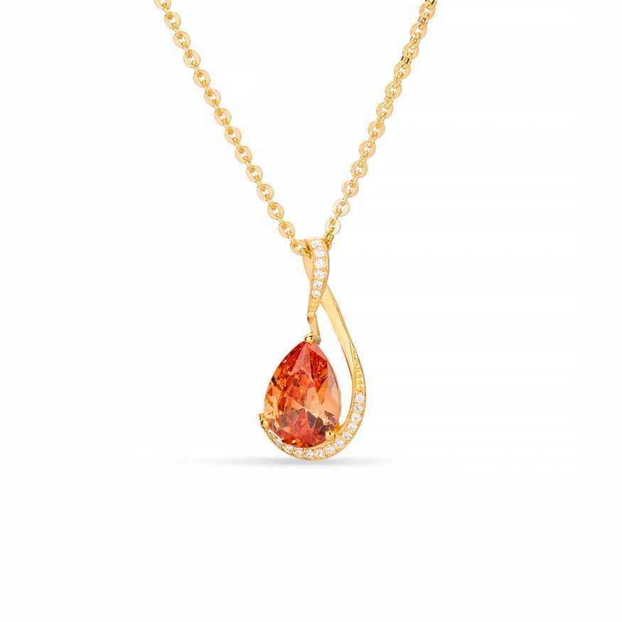 Aqua Sterling Silver Necklace For Women