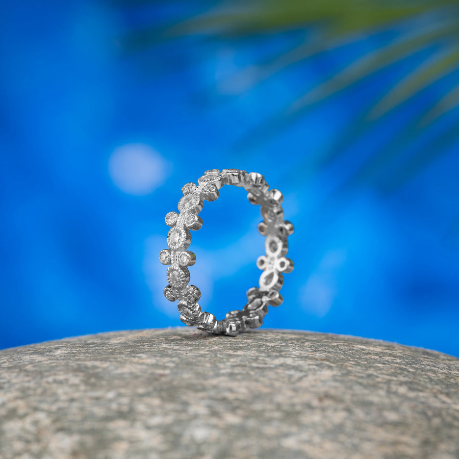 Circletique Silver Ring For Women