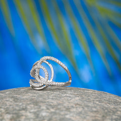 Vogue Silver Ring For Women