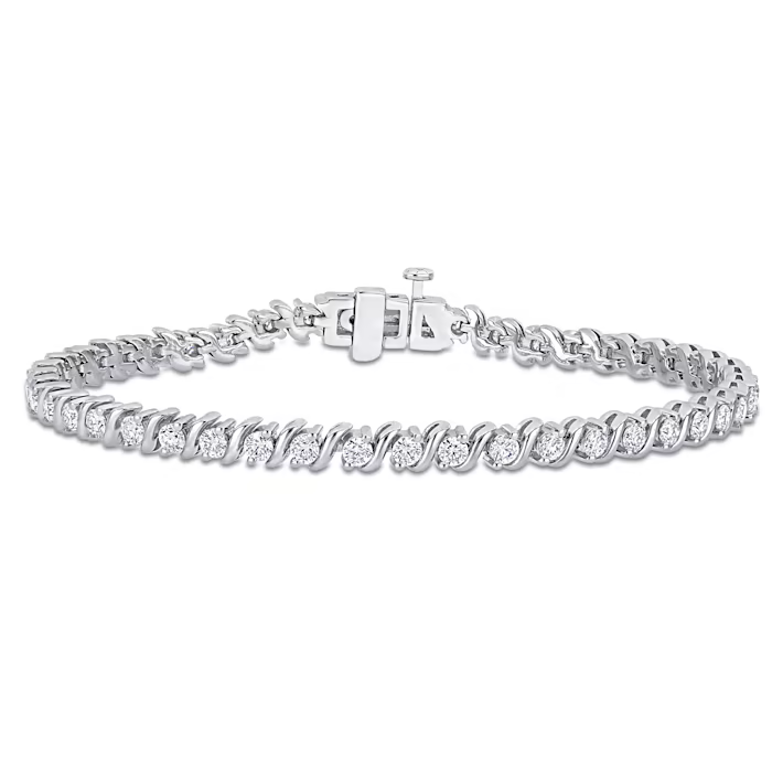 Moonlit Sterling Silver Bracelet for Women