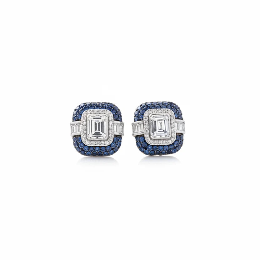 Fleur Radiance 92.5 Silver Earrings for Women