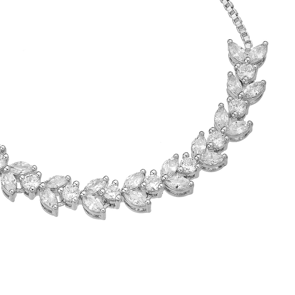 Gleam Silver Bracelet For Women