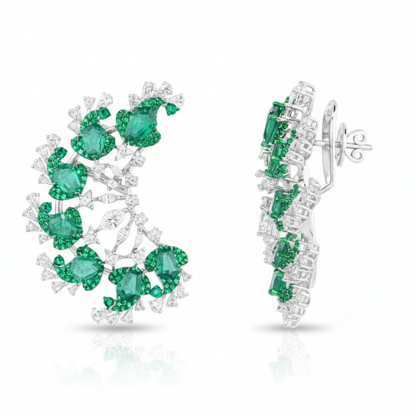 Blossom Shine 92.5 Silver Studs Earrings for Women