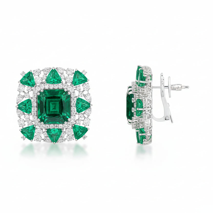Crownelle Shine 92.5 Silver Earrings for Women