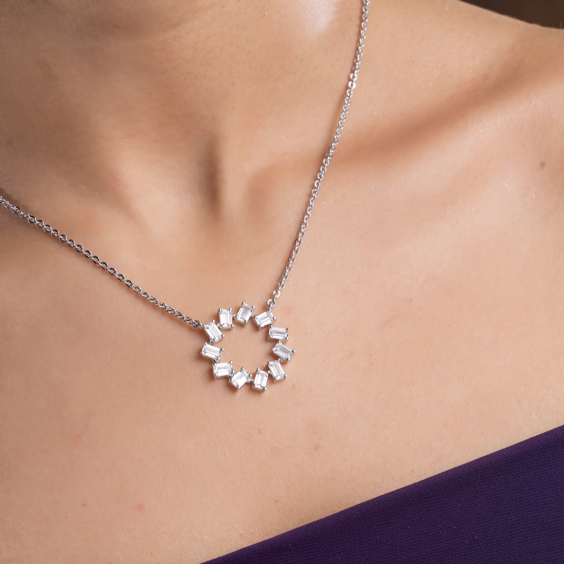 Bliss Sterling Silver Necklace For Women