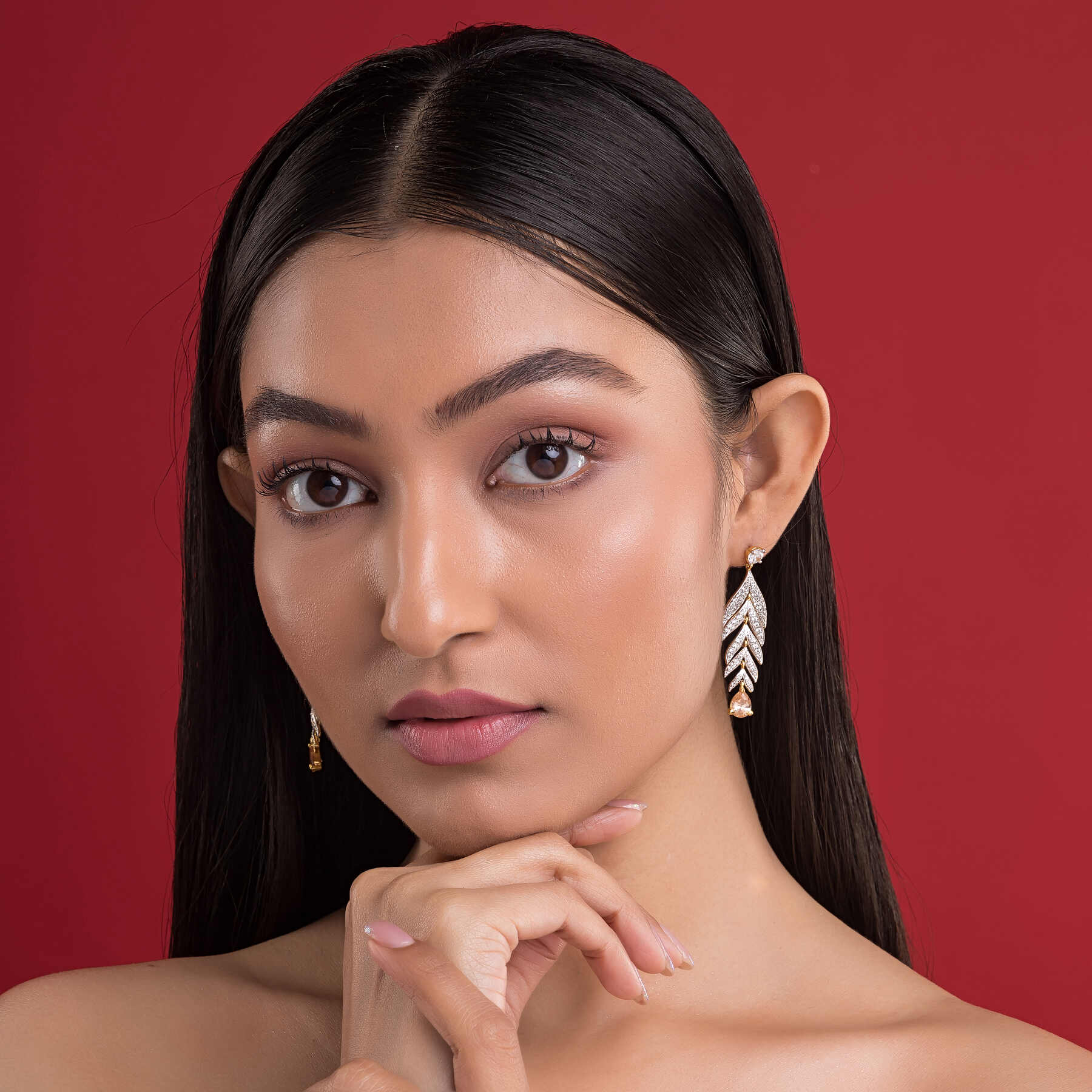 Starlit Sterling Silver Earring For Women