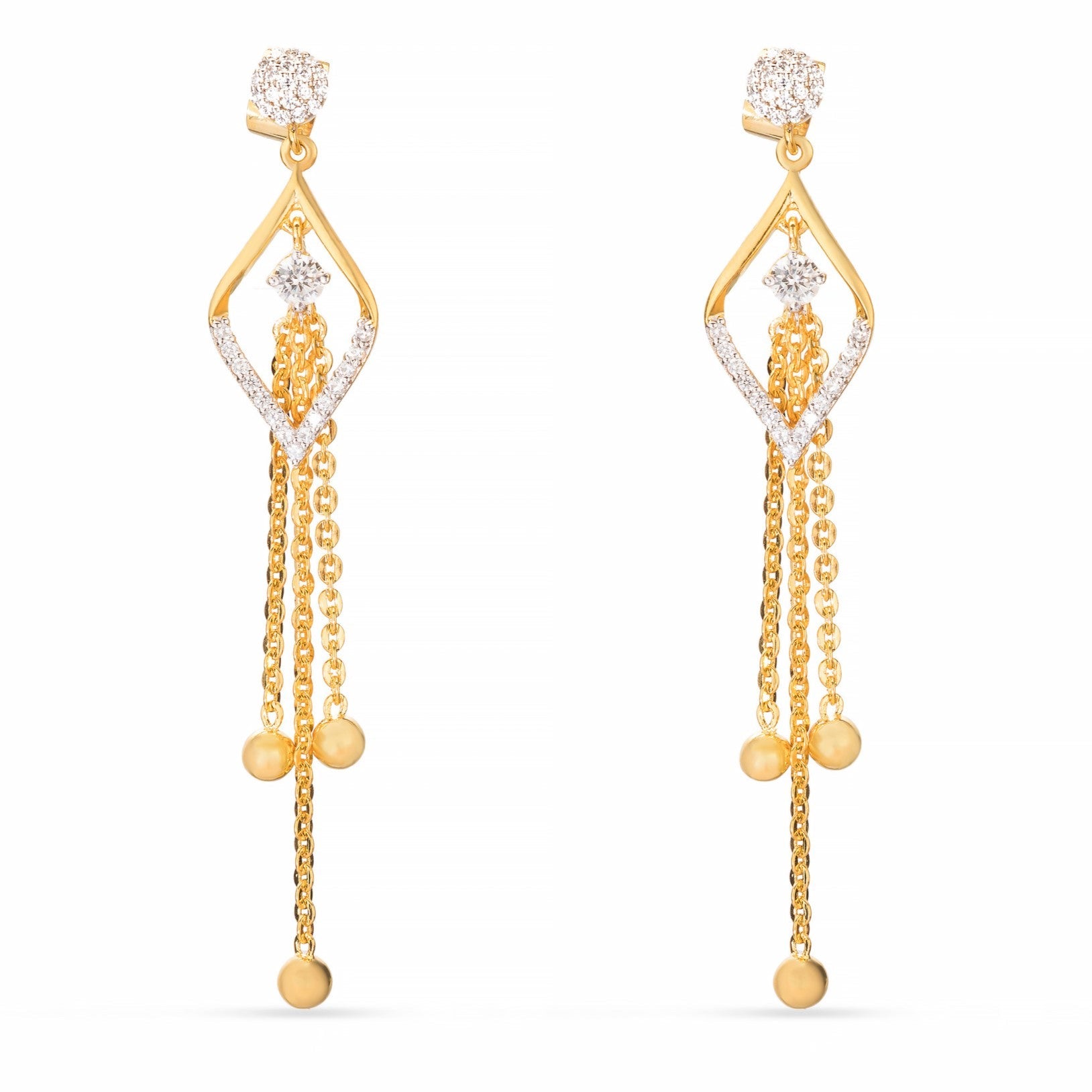 Arc Silver Dangle Earring For Women