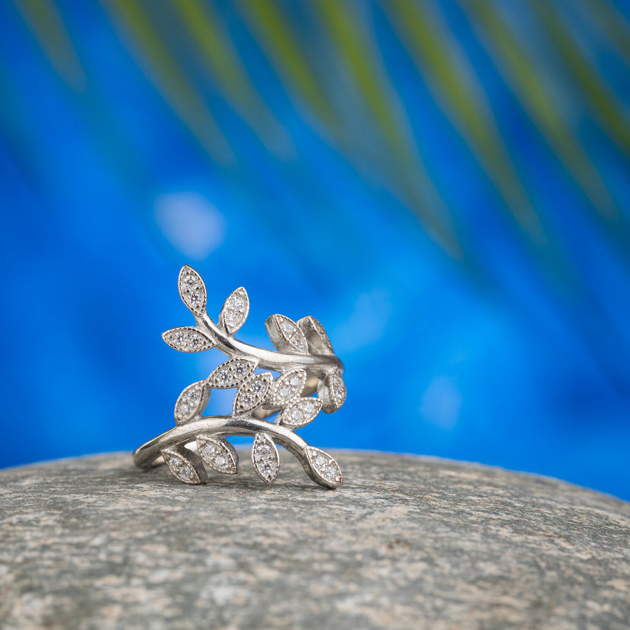 Leafyloom Silver Ring For Women