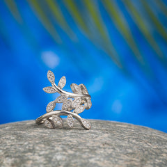 Leafyloom Silver Ring For Women