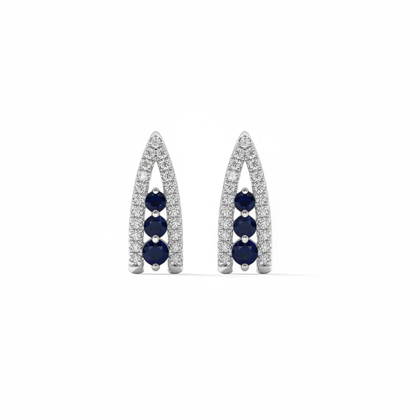 Nova Line 92.5 Silver Studs Earrings for Women