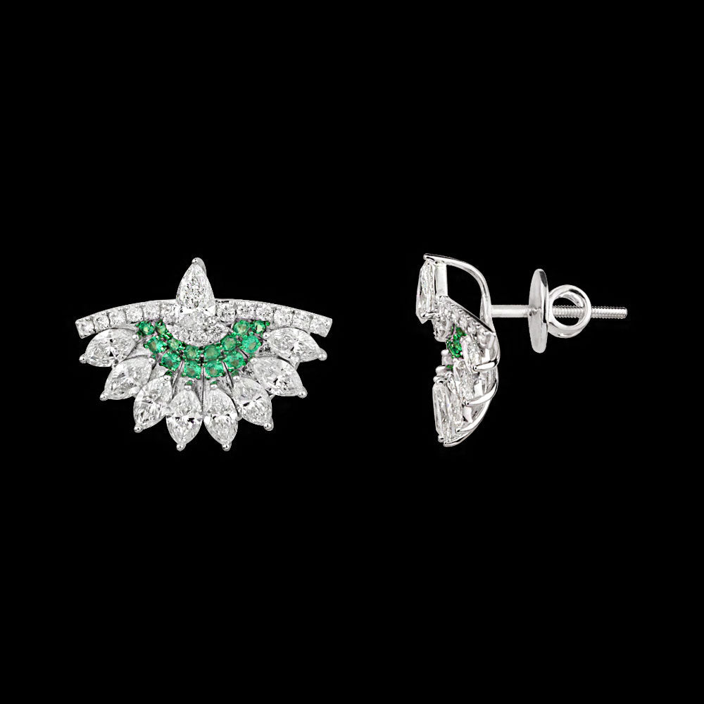 Ivy Cascade 92.5 Sterling Silver Earring for Women